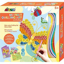 Avenir CH201743 My First Quilling Art Little Bugs Craft Set, Butterfly, Mittel