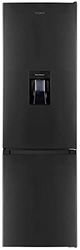 Exquisit® Frigorífico Combi, 260L, Clase E, Material Acero Inox Antracita, Dispensador de Agua, Cajón Verdulero, Estantes de Cristal, Altura Regulable, Consumo 210 kWh/año, Medidas 180x55x56 Cm.