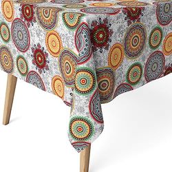 Martina Home Mikonos Resin Tablecloth Green 240 x 140 cm