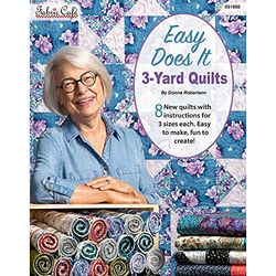 Fabric Cafe Easy Does It 3 Yard Quilt Bk, Paper, Brown, 0.97 Inches