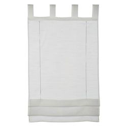 GARDINIA Store Japonais, Voile transparent, passants, blanc, 60 x 140 cm