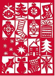 Festive Season Laser Cut Holiday Cards