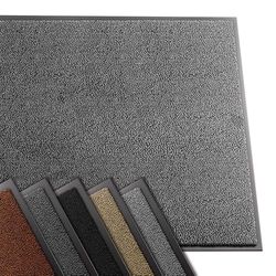 VOUNOT® Zerbino Ingresso Casa da Esterno, Tappeto Entrata Interno, Resistente Sporco, Antiscivolo e Essorbente, 90x150 cm, Antracite