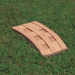 MATTONELLE PASSI DA GIARDINO IN TERRACOTTA (5 PEZZI) PAVIMENTAZIONE ESTERNO LUNGHEZZA CM. 29, LARGHEZZA CM. 20, PROFONDITA’ CM. 2,5 PIASTRELLE