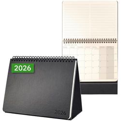 SIGEL C2681 Tischkalender Conceptum 2026, ca. A5 quer, schwarz: Agenda Conceptum, Classic, Hardcover
