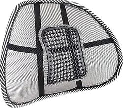 Parence.- Soporte Lumbar ergonómico - Cojín de Soporte para Silla y Silla de Coche - Alivio Lumbar y Mejora de la Postura - Ligero y fácil de Transportar - 43x41 cm