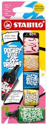 Marcador fluorescente STABILO BOSS MINI by Snooze One - Estuche con 6 colores