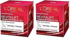 L’Oréal Paris - Revitalift - Soin Anti-Âge Remaillant Visage, Contours et Cou - Anti-Rides & Extra-Fermeté - Enrichi en Pro-Rétinol et Vitafibrine - Pour Tous Types de Peaux - 50 ml (Lot de 2)