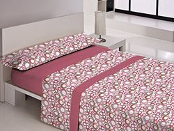 Gale Hayman Style Casa Campo Nieto Beddengoedset, katoen, polyester, rood, 205 x 150 x 3 cm