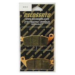 Pastiglie Freno Accossato Anteriori per HONDA NT 650 Vdeauville NT 650 2001