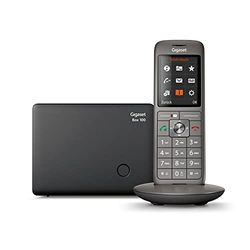 Gigaset CL660 Analog/DECT telephone antracite identificador de chamadas - telefone (analog/DECT telephone, terminal sem fio, alto-falante, 400 entradas, identificador de chamadas, antracite)