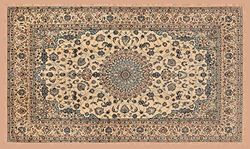 Doge Milano Tapis de salle de bain, 100% Made in Italy, Tapis antitache avec impression numérique, Tapis antidérapant et lavable, Modèle Alana, cm 62x52