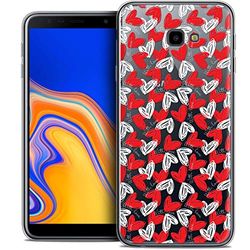 Caseink fodral för Samsung Galaxy J4 Plus J4+ (6) fodral [kristallgel HD mönster kollektion kärlek alla hjärtans dag design med kärlek - mjuk - ultratunn - tryckt i Frankrike]