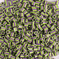 Vaessen Creative Perline a Fusione Bicolore, Arancione-Perla, Set di 550 Pezzi per i Lavori di Fai-da-te con Bambini, per Creare Gioielli, Decorazioni Fatte in Casa e per Altre Idee Ingegnose