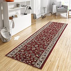 HANSE Home Tappeto passatoia Vintage, 80 x 500 cm, Morbido Tappeto a Pelo Corto, Stile retrò, Vintage, per corridoio, Camera da Letto, cameretta dei Bambini, Bagno, Soggiorno, Cucina, Decorazione –