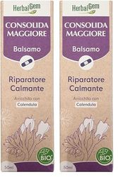 HerbalGem Consolida Maggiore Balsamo Intenso 50ml (Confezione da 2)