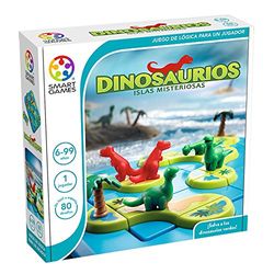 Smartgames - Dinosaurios: Islas Misteriosas | Puzzle 6 Años O Más | Juegos De Mesa Niños | Juegos Educativos 6 Años O Más | Regalo Niño 6 Años | 80 Retos