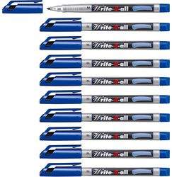 Märkpenna - STABILO Write-4-all Medium ask med 10 Blå
