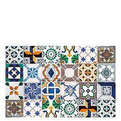 Laroom Tapis vinylique/de Cuisine, Vinyle antiliscante, Multicolore, 65 x 100 x 0.3 cm