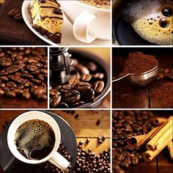 Pro-Art gla049a muurschildering GlasArt "Coffee variation II", 30 x 30 cm