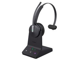 Yealink WH64 Mono UC Casque Sans Fil Arceau Bureau/Centre d'appels Micro-USB Bluetooth Noir