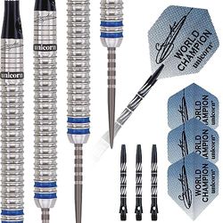 Unicorn Darts Gary Anderson Champ Dardos, unissexo para adultos, azul, 25 g