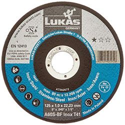 Cutting Disc 125 x 1.0 x 22.2 mm Metal Straight