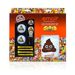 Emoji Caca conjunto de presente para iniciantes de golfe, unissexo