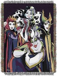 Northwest Coperta in tessuto per tappezzeria, 122 x 152,4 cm, Disney Villains Villainous Group