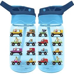 WATER REVOLUTION Borraccia per bambini Tritan 500 ml in scatola Veicoli'