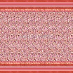Bassetti NOTO Foulard av 100% bomull i färgen röd R1, mått: 270 x 270 cm – 9322045