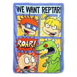 Northwest Nick Rewind, Comic Strip Rugrats Throw, manta de 46" x 60", poliéster, micro Raschel Blanket