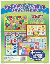 PACKS DE POSTERS EDUCATIVOS JUEGO CON LOS DINOSAUR