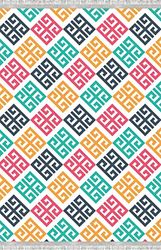 Bonamaison Tappeto con Stampa Digitale, Multicolore, 100x160