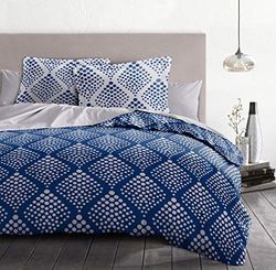 Home Linge Passion Dekbedovertrek - 3-delig | 100% katoen - 57 draden/cm² | 220 x 240 cm | Fibula blauw