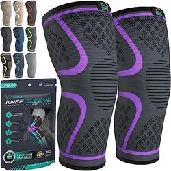 MODVEL Kniebandenset voor dames en heren, ademende knieondersteuning, maat XS