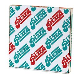 García de Pou 148.26 Pizzaboxen microkanaal, 24 x 24 x 3 cm, 100 stuks, wit