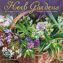 Herb Gardens 2024 Calendar: Recipes & Herbal Folklore by Maggie Oster