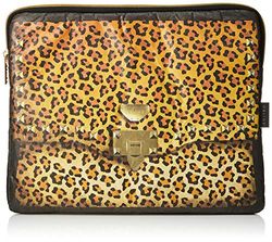 Oblige OBPD7030 Housse Etui Sleeve pour Ordinateur portable Apple iPad 1/2/3/4 Motif Leopard Orange