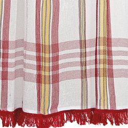 Provence Outillage Rideau Marseillais tissé Rouge 225 x 140 cm