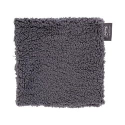 Fashy Cherry Stone Filled Heat Cushion with Fluffy Recycled Fabric Cover Grey