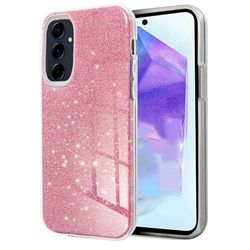 Cover Cool per Samsung A556 Galaxy A55 5G Glitter Rosa