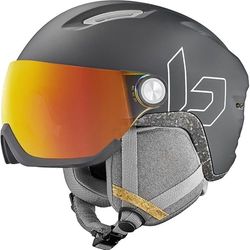 Bollé - V-ATLAS, Black Matte, Photochromic Fire Red, Large, Snow Helmets, Unisex, Adult