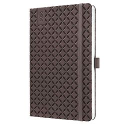SIGEL J6123 Weekly planner Jolie 2026-1 year - approx. A5 - Coffee Brown - 2 pages = 1 week - hardcover - 80 gsm - brown - 174 p. - FSC-certified