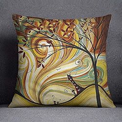 Bonamaison Funda de cojín, Cotton, Multicolor, 45X45