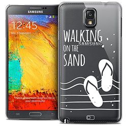 Caseink - fodral för Samsung Galaxy Note 3 [kristallHD kollektion sommardesign Walking on The Sand - hårt - ultratunt - tryckt i Frankrike]