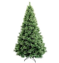 YEAUPE PRO Kunstkerstboom, dennenboom met metalen standaard, kerstboom van pvc, dennenboom met 800 groene punten, voor thuis, kantoor, winkels en hotels (180 cm, groen)