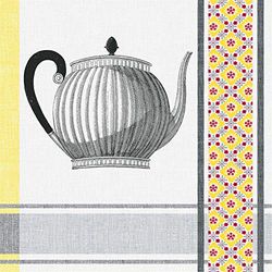 Nouveau Torchon Serviettes en Papier, Multicolore, 33 x 33