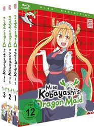 Miss Kobayashis Dragon Maid - Staffel 1 - Gesamtausgabe - Bundle - Vol.1-3 - Blu-ray - Ohne Schuber