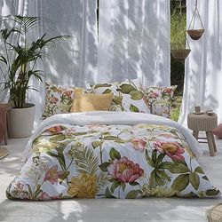 ETHERE Duvet Cover Pandora Bed 120 cm, Duvet Cover 200 x 200 cm, 100% Cotton 200 Thread Count, Extra Soft, Closure with Hidden Buttons.